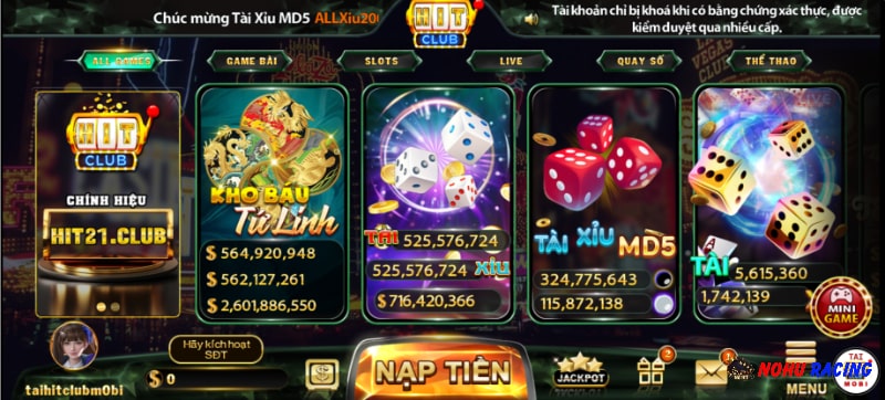 hitclub gay an tuong nho so huu kho game no hu cuc chat luong